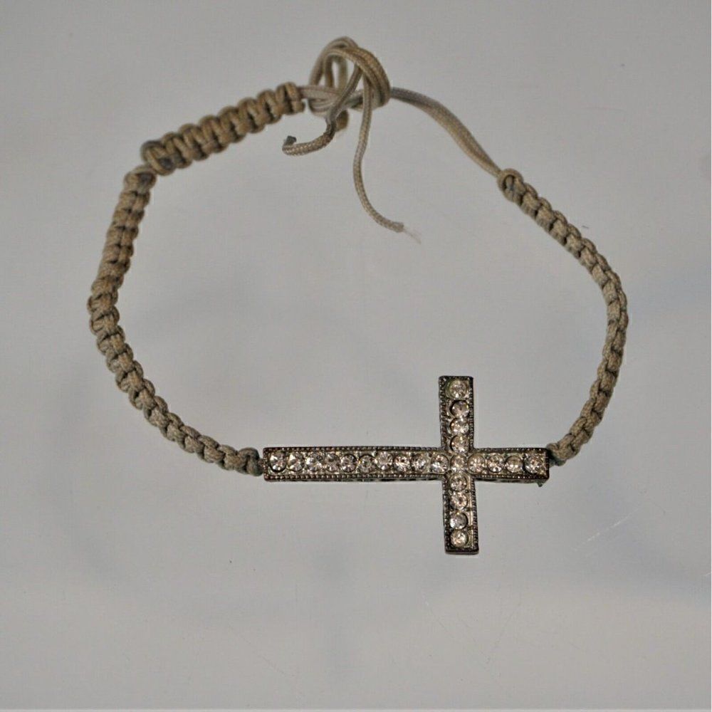 Sideways Cross Wrap Bracelet Adjustable Ties Unisex